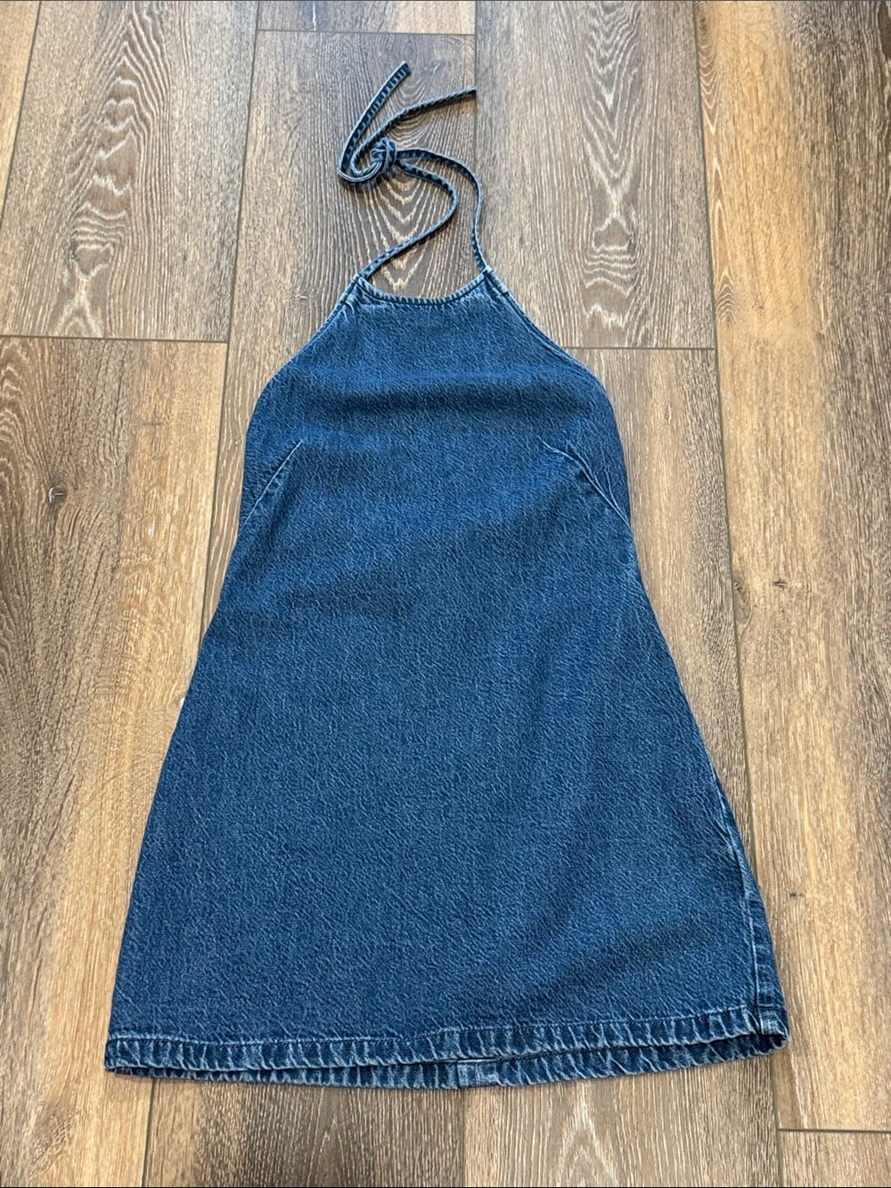 A & F Denim Halter Mini Dress Size XS NWT
